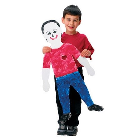 Roylco Roylco R-75401 Big Huge Fingerpaint Paper Shapes-Kids 24/Pkg R-75401